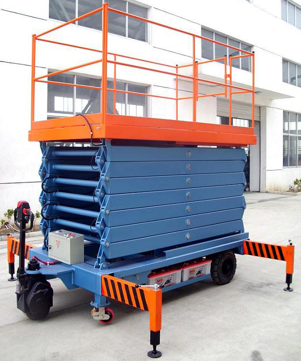 内蒙古助力行走剪叉式高空作业平台